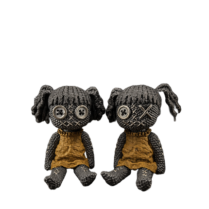 Twisted Sisters Gothic Doll Set – Hand Painted 3D Printed Collectibles