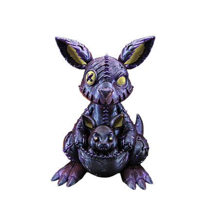 Gothic Kangaroo Joey – Creepy Cute Horror Figurine