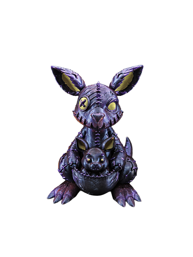 Gothic Kangaroo Joey – Creepy Cute Horror Figurine