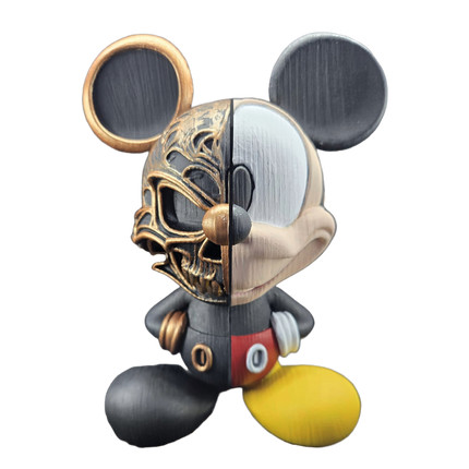 Split Skull Mouse – Dark Steampunk Horror Collectible