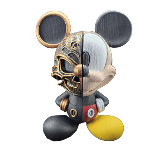 Split Skull Mouse – Dark Steampunk Horror Collectible