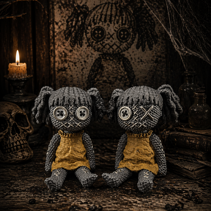 Twisted Sisters Gothic Doll Set – Hand Painted 3D Printed Collectibles