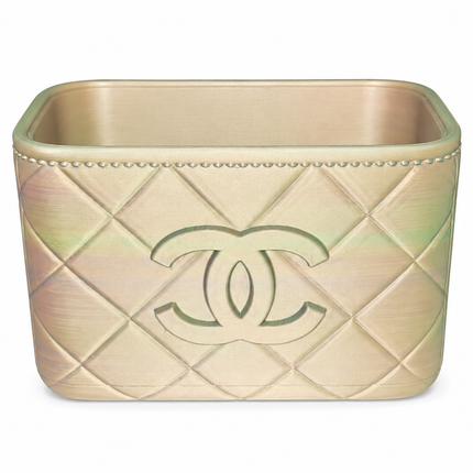 Luxury Designer-Inspired Makeup Holder (Pink/Green)