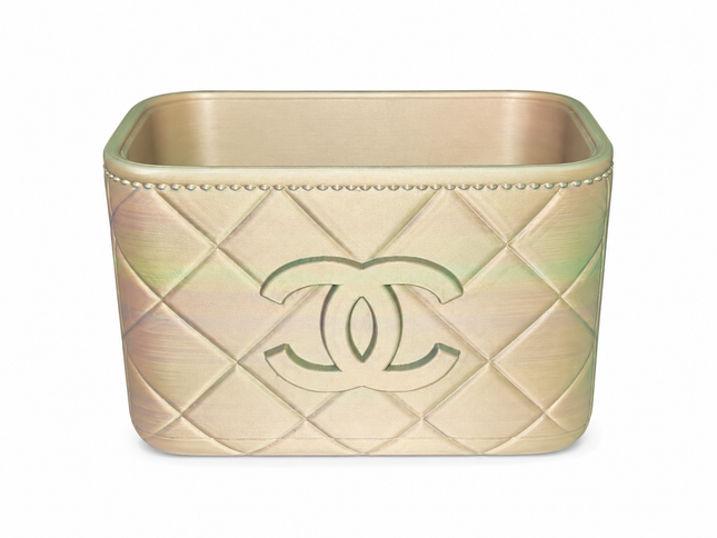 Luxury Designer-Inspired Makeup Holder (Pink/Green)
