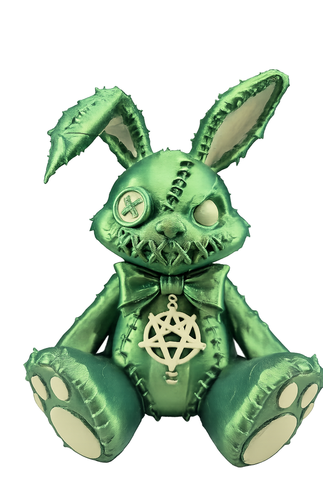 Creepy Gothic Bunny Figure – 3D Printed Horror Collectible