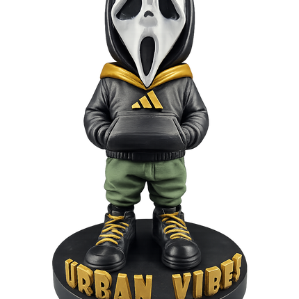 Urban Vibes Scream Mask Figure – Hand Painted 3D Printed Collectible