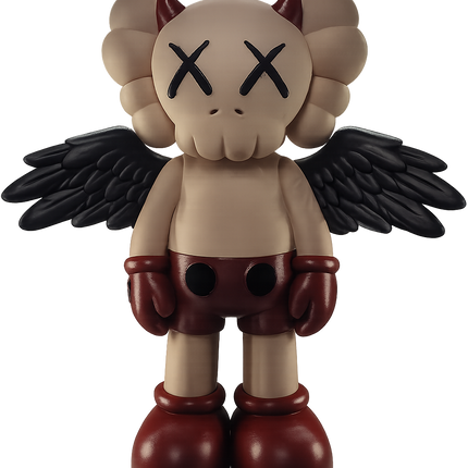 Kaws Dark Angel Skull Figure – Hand Painted 3D Printed Collectible