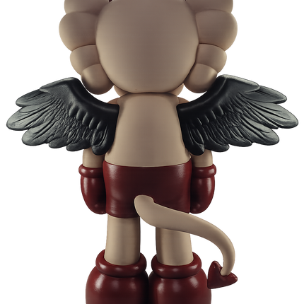 Kaws Dark Angel Skull Figure – Hand Painted 3D Printed Collectible