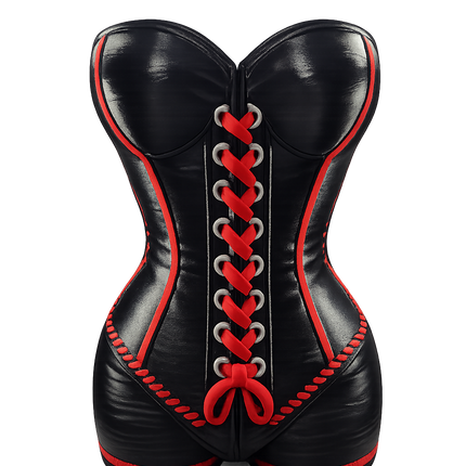 Steampunk Corset Vase – Hand Painted Decorative Statement Piece