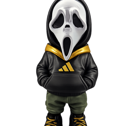 Urban Vibes Scream Mask Figure – Hand Painted 3D Printed Collectible