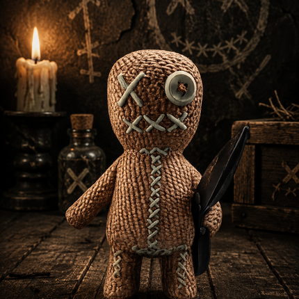 Creepy Stitch Doll Figure – Hand Painted 3D Printed Horror Collectible