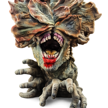 Clicker Mutated Horror Creature Display – Hand Painted 3D Printed Collectible