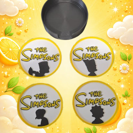 Simpsons Coaster Set – 3D Printed PLA+