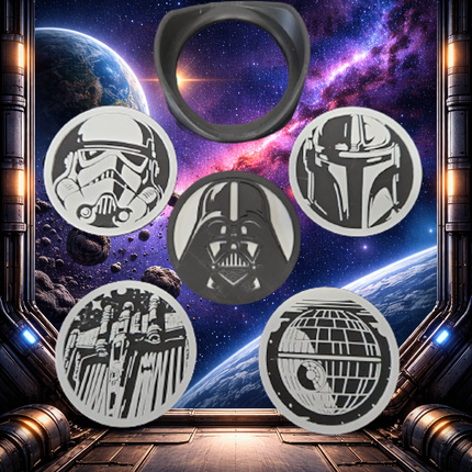 Galactic Coaster Set (5 Pack) – 3D Printed PLA+