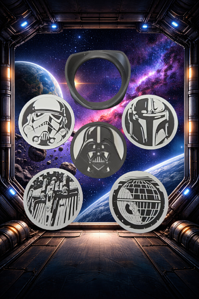 Galactic Coaster Set (5 Pack) – 3D Printed PLA+