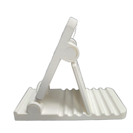 Luxury Style Phone Stand – Designer Inspired PLA+ Mobile Holder (White)