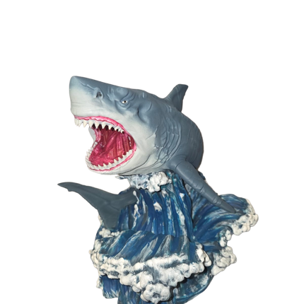Megalodon Shark Ornament – Hand Painted