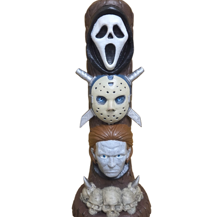 Horror Totem Ornament – Hand Painted