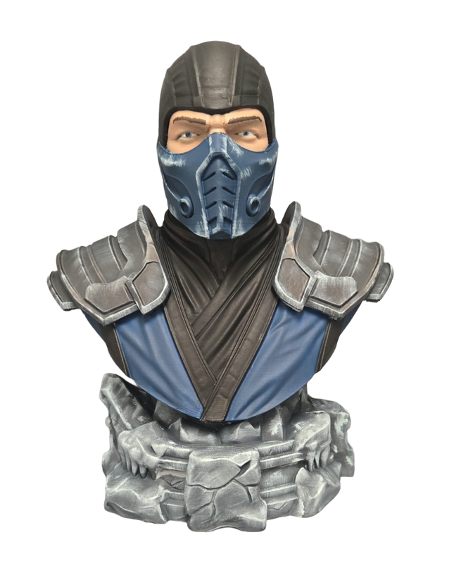 Sub Zero Bust Ornament – Hand Painted