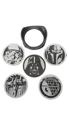 Galactic Coaster Set (5 Pack) – 3D Printed PLA+