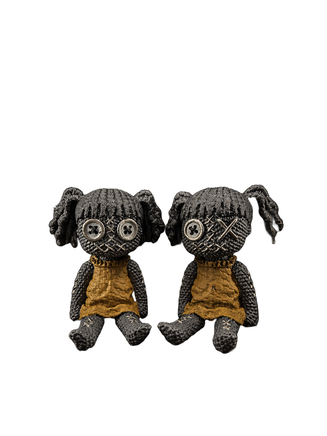 Twisted Sisters Gothic Doll Set – Hand Painted 3D Printed Collectibles