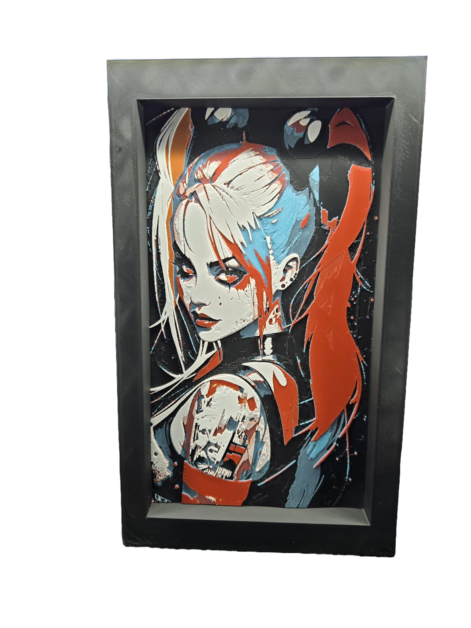 3D Printed Pop Art Wall Plaque – Hand Finished PLA+ Artwork - Image 3