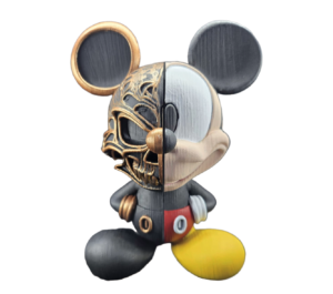 Split Skull Mouse – Dark Steampunk Horror Collectible