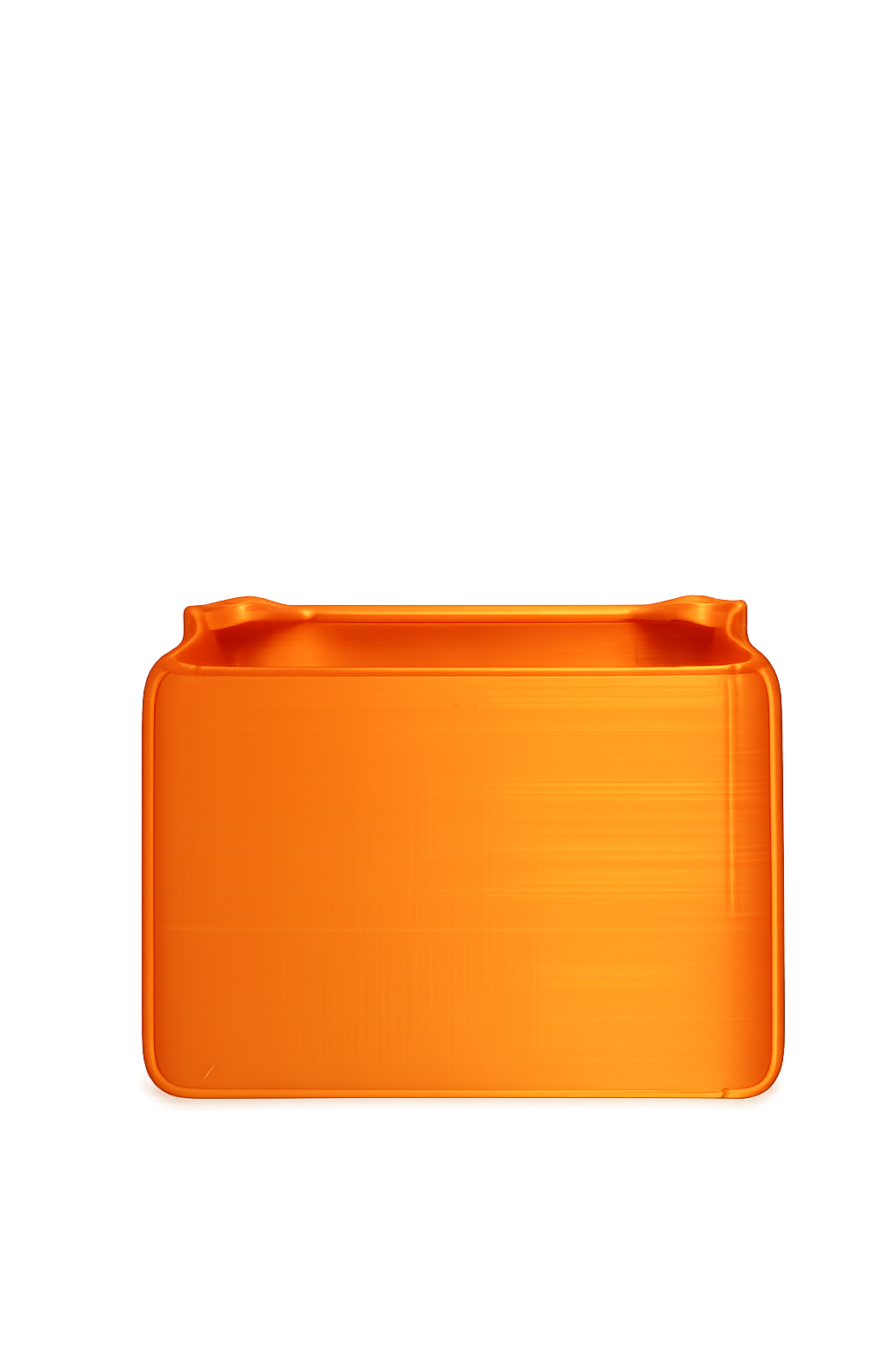 Designer-Inspired Quilted Handbag Vase – Luxury 3D Printed Home Décor (Orange) - Image 3