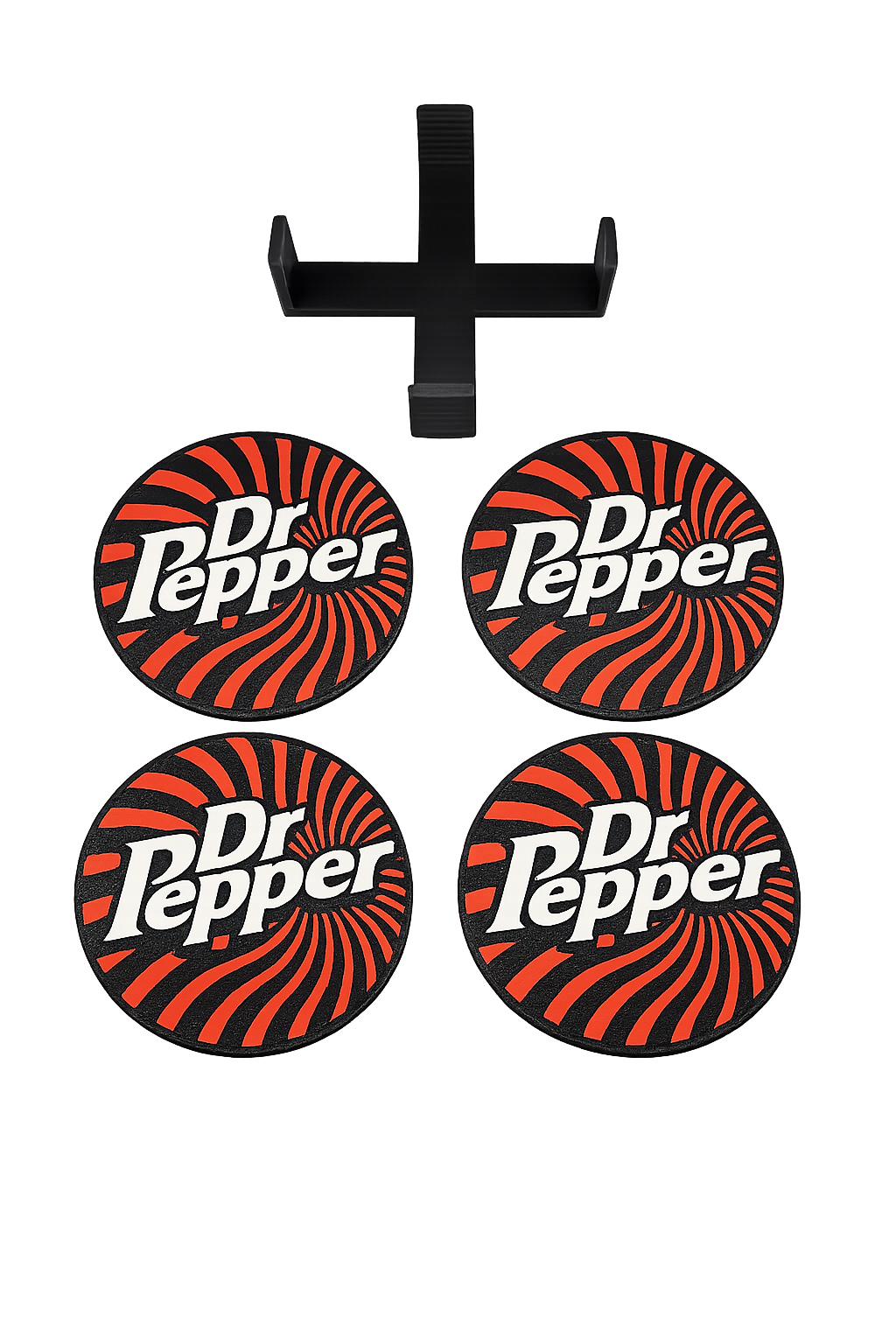 Dr Pepper Inspired Coaster Set – 3D Printed Drink Coasters - Image 2