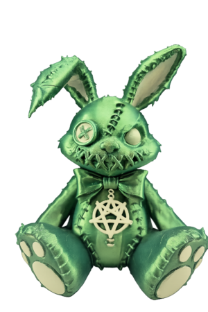 Creepy Gothic Bunny Figure – 3D Printed Horror Collectible