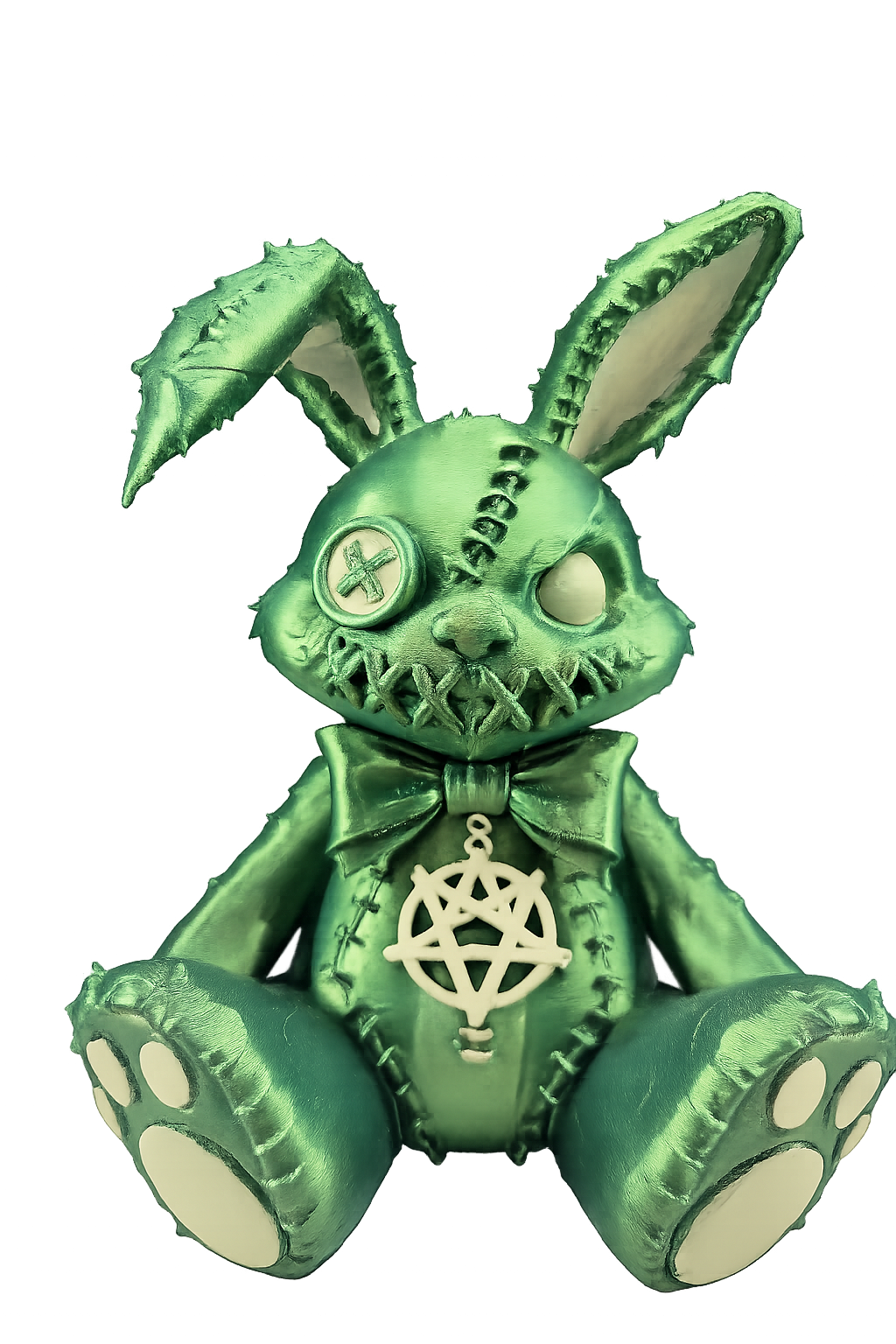 Creepy Gothic Bunny Figure – 3D Printed Horror Collectible