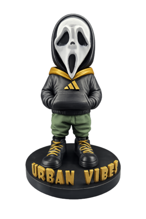 Urban Vibes Scream Mask Figure – Hand Painted 3D Printed Collectible