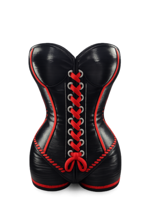 Steampunk Corset Vase – Hand Painted Decorative Statement Piece