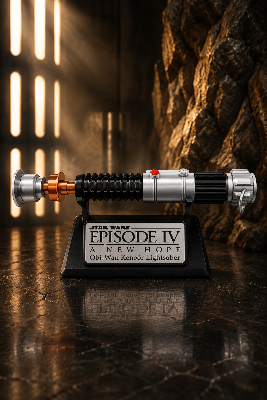 3D Printed Obi-Wan Inspired Lightsaber Display - Image 3