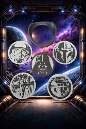 Galactic Coaster Set (5 Pack) – 3D Printed PLA+