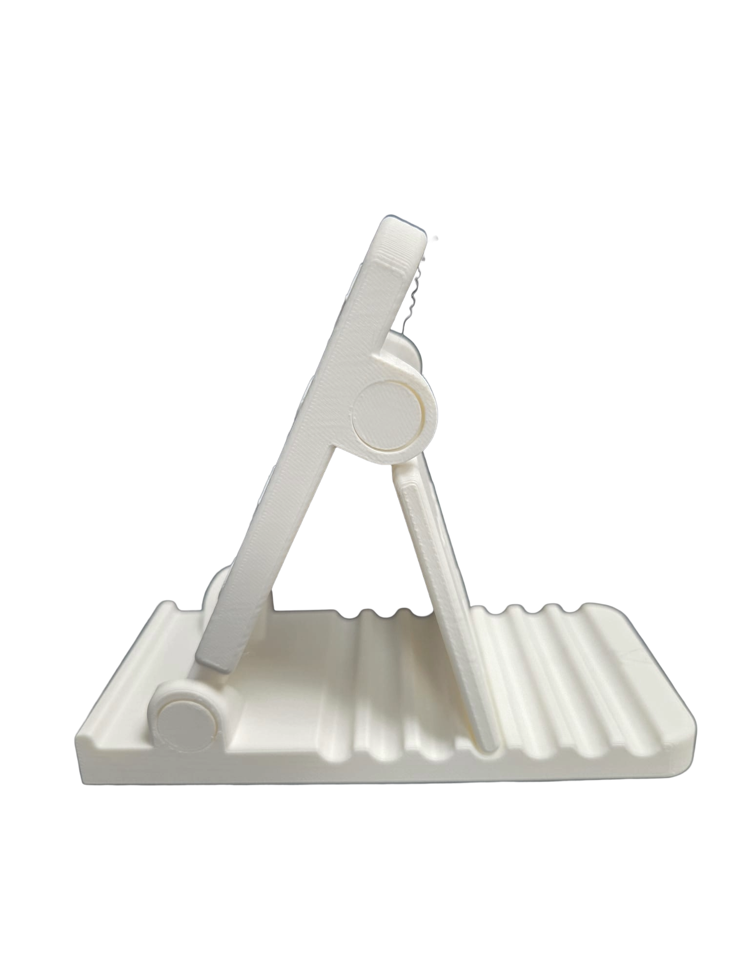 Luxury Style Phone Stand – Designer Inspired PLA+ Mobile Holder (White) - Image 2