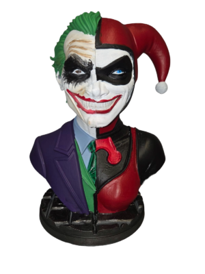 Split Personality Villain Bust – Hand Painted