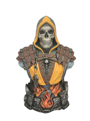 Scorpion Bust Ornament – Hand Painted