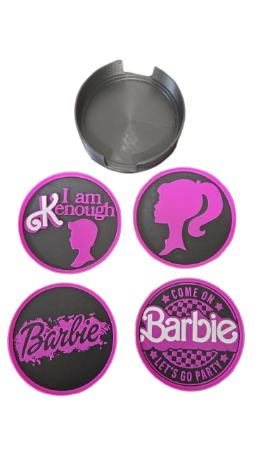 Barbie Style Coaster Set – 3D Printed (PLA+) - Image 6
