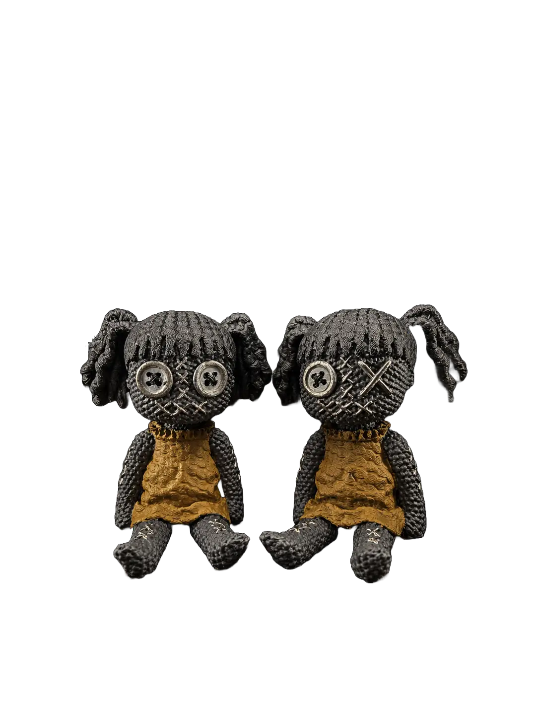 Twisted Sisters Gothic Doll Set hand-painted 3D printed figures