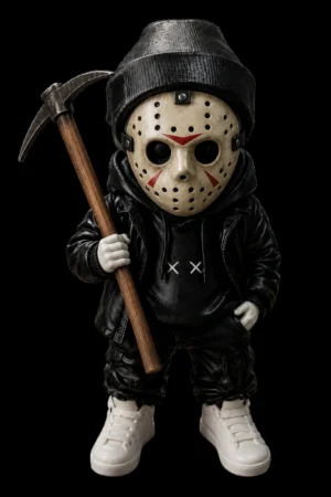 Jason Voorhees URBZ Friday the 13th inspired 3D printable STL with hockey mask and pickaxe