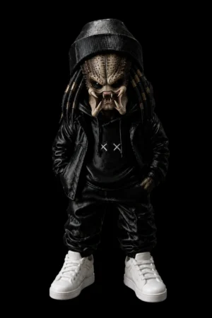Predator URBZ 3D printable alien hunter STL model in urban streetwear