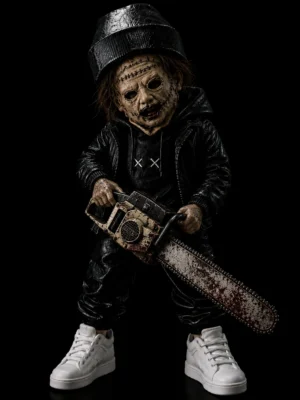 Leatherface URBZ 3D printable Texas Chainsaw horror STL model holding chainsaw