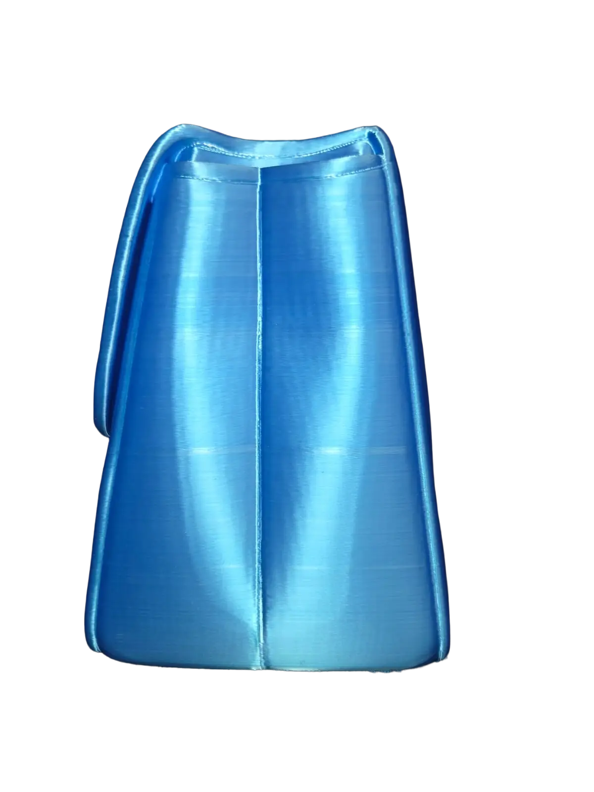 Designer-Inspired Quilted Handbag Vase – Luxury 3D Printed Home Décor (Blue) - Image 3
