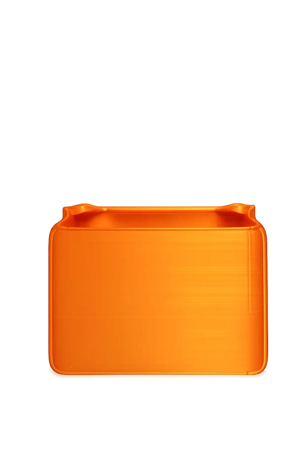 Designer-Inspired Quilted Handbag Vase – Luxury 3D Printed Home Décor (Orange) - Image 3
