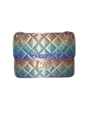 Designer-Inspired Quilted Handbag Vase – Luxury 3D Printed Home Décor (Tri Colour)