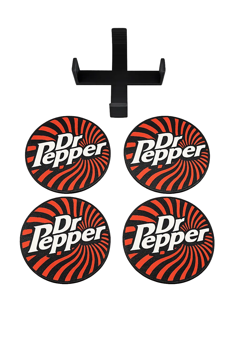 Dr Pepper Inspired Coaster Set – 3D Printed Drink Coasters - Image 2