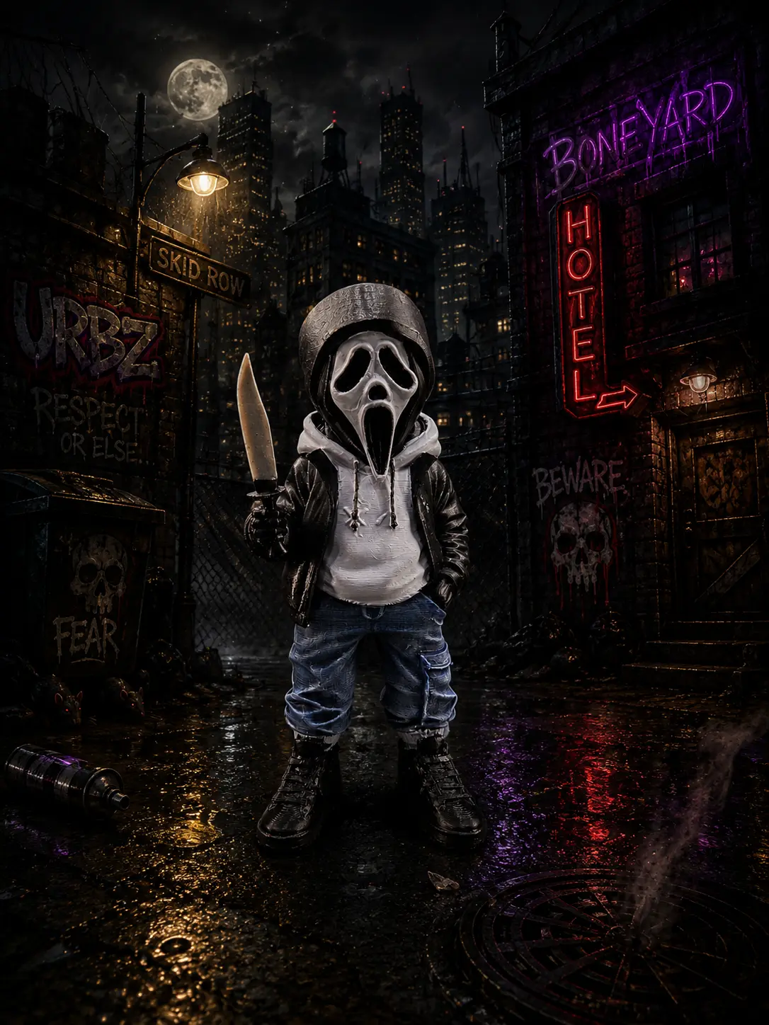Ghost Face – Urban Horror Collectible Figure - Image 2