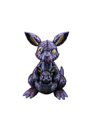 Gothic Kangaroo Joey – Creepy Cute Horror Figurine