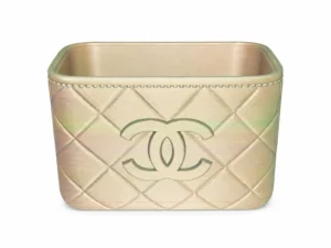 Luxury Designer-Inspired Makeup Holder (Pink/Green)